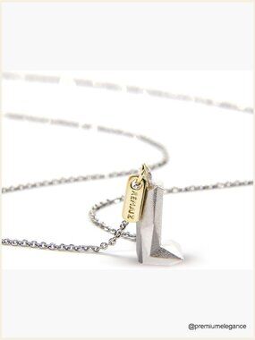 14K Gold Plated Initial Necklace, Adjustable Chain 14-24", Personalized Pendant